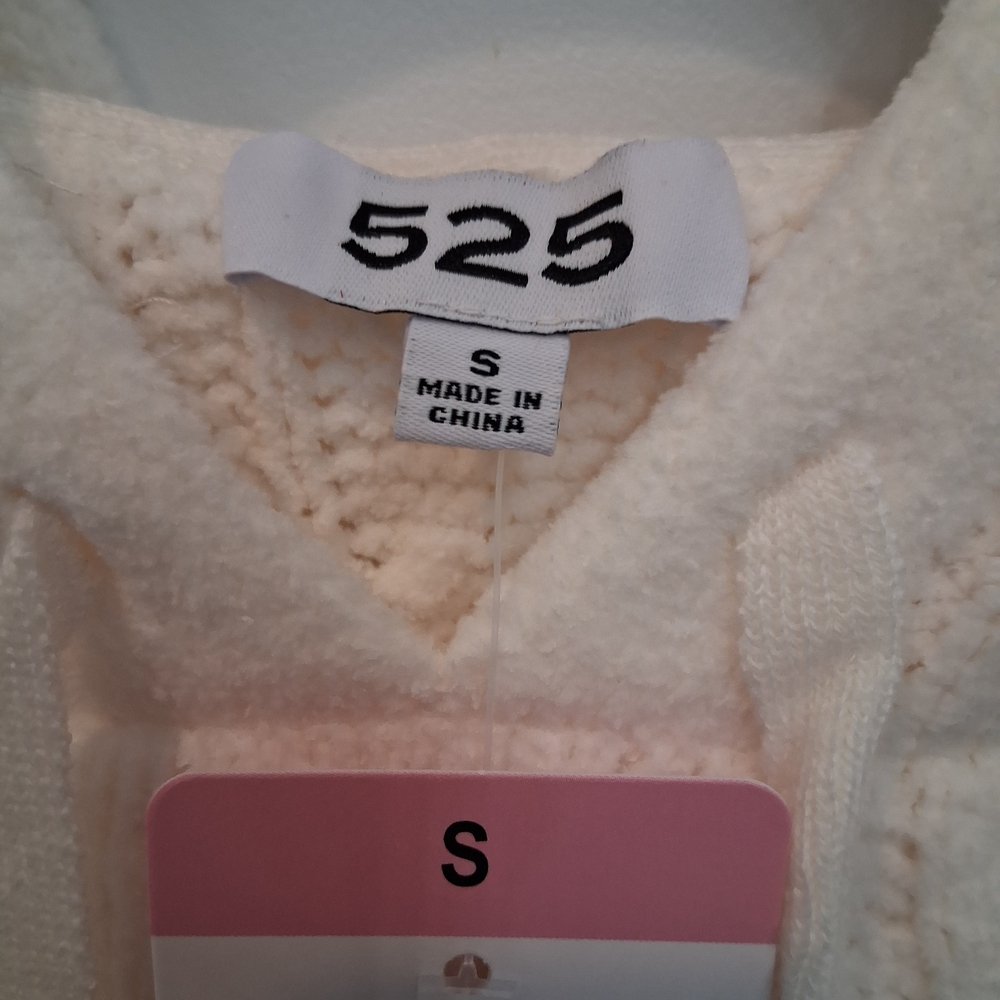 525 America Cable Knit Hoodie Sweater And Shorts Lounge Set - Cream - Picture 5 of 12